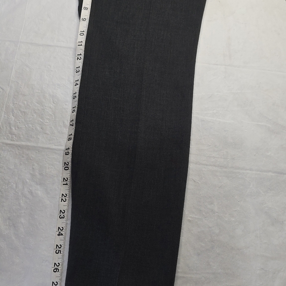 Ann Taylor Marisa Dress Pants Charcoal Gray Mid Rise Straight Leg Officewear 6 - Picture 10 of 11
